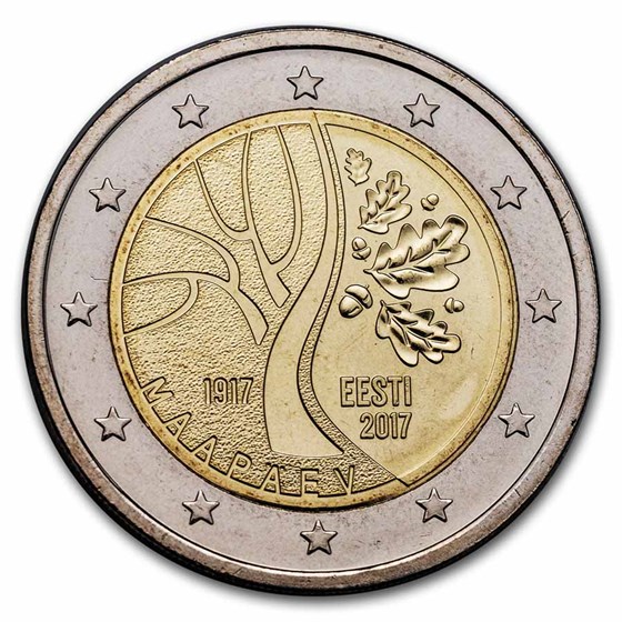 2017 Estonia 2 Euro Road to Independence BU 2017 Estonia 2 Euro Road to Independence BU