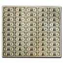 2017 (F-Atlanta) $1.00 FRN CU (Fr#3003-F) 50 Uncut sheet
