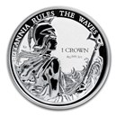 2017 Falkland Islands 1 oz Silver Britannia Reverse Proof