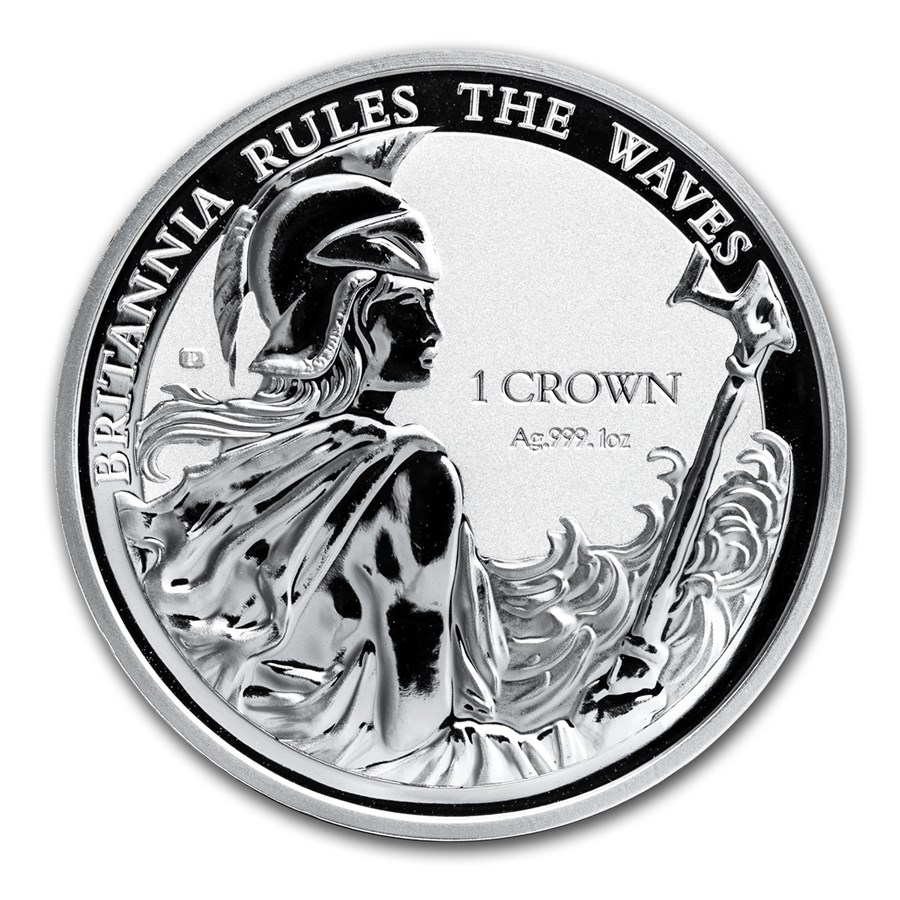 2017 Falkland Islands 1 oz Silver Britannia Reverse Proof