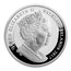2017 Falkland Islands 1 oz Silver Britannia Reverse Proof