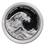 2017 Fiji 1 oz Silver Great Wave BU