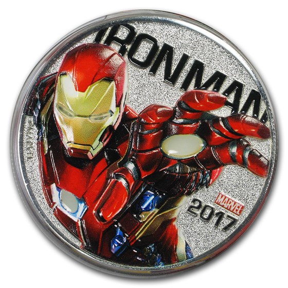 2017 Fiji 50 Cent Iron Man Light Up (Specimen) 2017 Fiji 50 Cent Iron Man Light Up (Specimen)