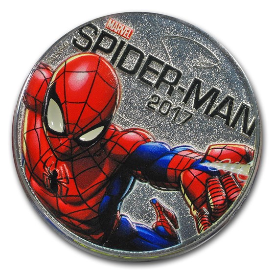 2017 Fiji 50 Cent Spiderman Light Up (Specimen) 2017 Fiji 50 Cent Spiderman Light Up (Specimen)