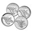 2017 Four-Medal Silver American Liberty Set (w/Box & COA)
