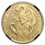 2017 GB 1/4 oz Gold Queen's Beasts The Dragon MS-70 NGC (FDI)