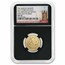 2017 GB 1/4 oz Gold Queen's Beasts The Dragon MS-70 NGC (FDI)