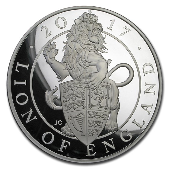 2017 GB Proof 1 kilo Silver Queen's Beasts Lion (Abrasions) 2017 GB Proof 1 kilo Silver Queen's Beasts Lion (Abrasions)