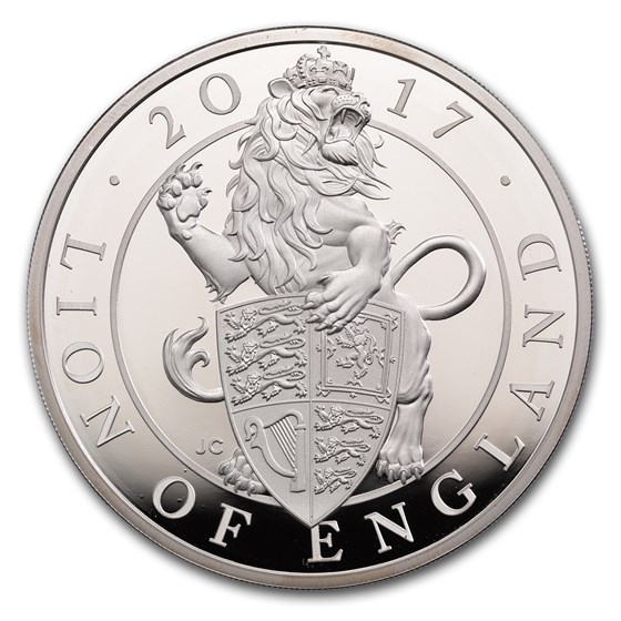2017 GB Proof 10 oz Silver Queen's Beasts Lion (Box & COA) 2017 GB Proof 10 oz Silver Queen's Beasts Lion (Box & COA)