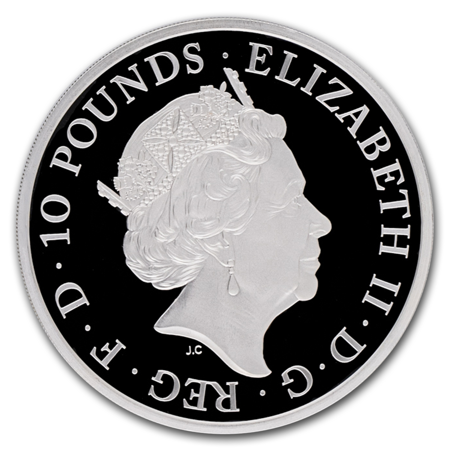 Buy 2017 GB Proof 10 oz Silver Queen's Beasts Lion PF-70