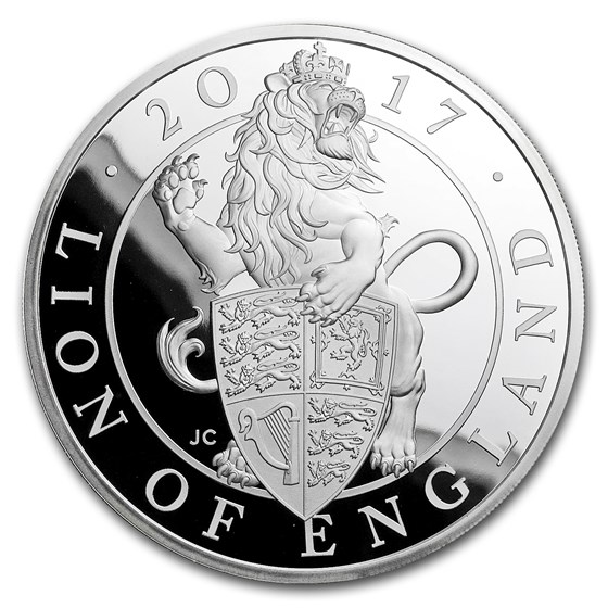 2017 GB Proof 5 oz Silver Queen's Beasts Lion (Box & COA) 2017 GB Proof 5 oz Silver Queen's Beasts Lion (Box & COA)