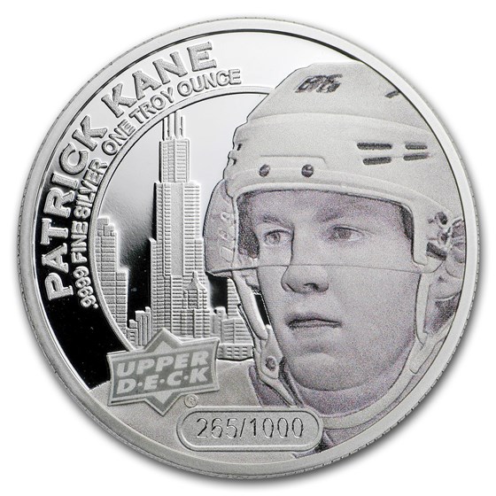 2017 Grandeur 1 oz Silver Hockey: Kane (High Relief) 2017 Grandeur 1 oz Silver Hockey: Kane (High Relief)
