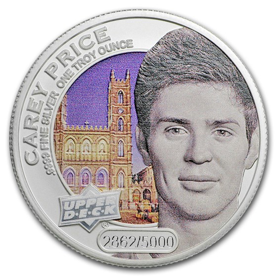 2017 Grandeur 1 oz Silver Hockey: Price (Colorized) 2017 Grandeur 1 oz Silver Hockey: Price (Colorized)