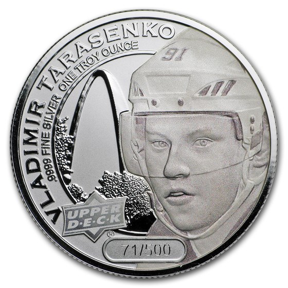 2017 Grandeur 1 oz Silver Hockey: Tarasenko (Frosted) 2017 Grandeur 1 oz Silver Hockey: Tarasenko (Frosted)