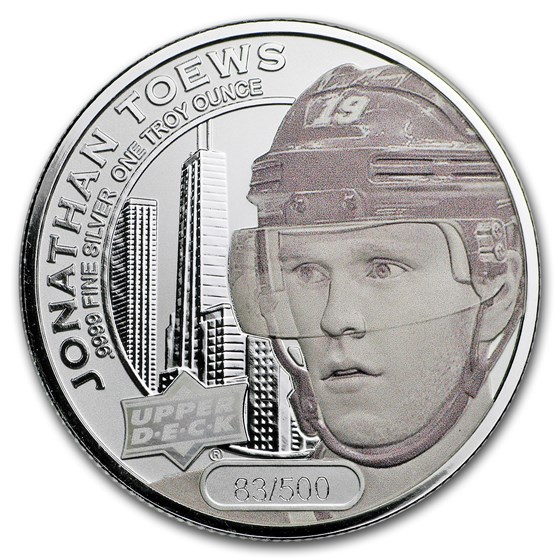 2017 Grandeur 1 oz Silver Hockey: Toews (Frosted) 2017 Grandeur 1 oz Silver Hockey: Toews (Frosted)