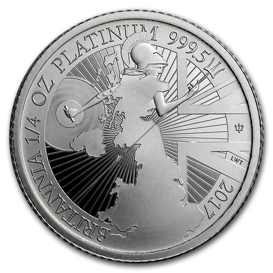 2017 Great Britain 1/4 oz Proof Platinum Britannia 2017 Great Britain 1/4 oz Proof Platinum Britannia