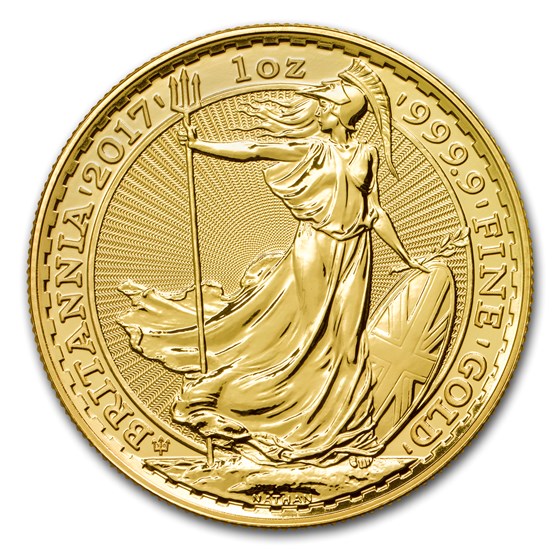 2017 Great Britain 1 oz Gold Britannia (30th Anniversary)