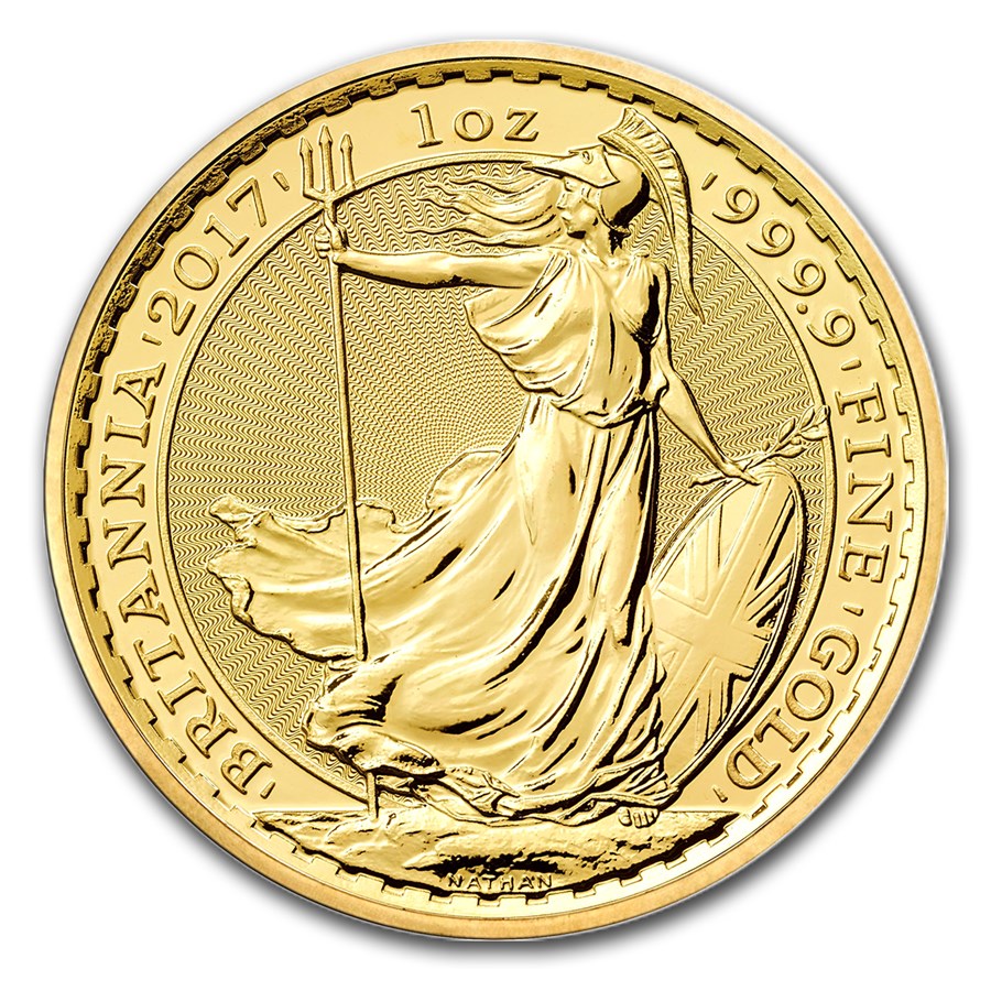 2017 Great Britain 1 oz Gold Britannia BU