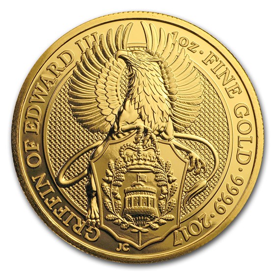 2017 Great Britain 1 oz Gold Queen's Beasts The Griffin 2017 Great Britain 1 oz Gold Queen's Beasts The Griffin
