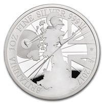 2017 Great Britain 1 oz Proof Silver Britannia (w/ Box)