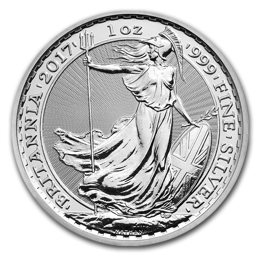 2017 Great Britain 1 oz Silver Britannia BU