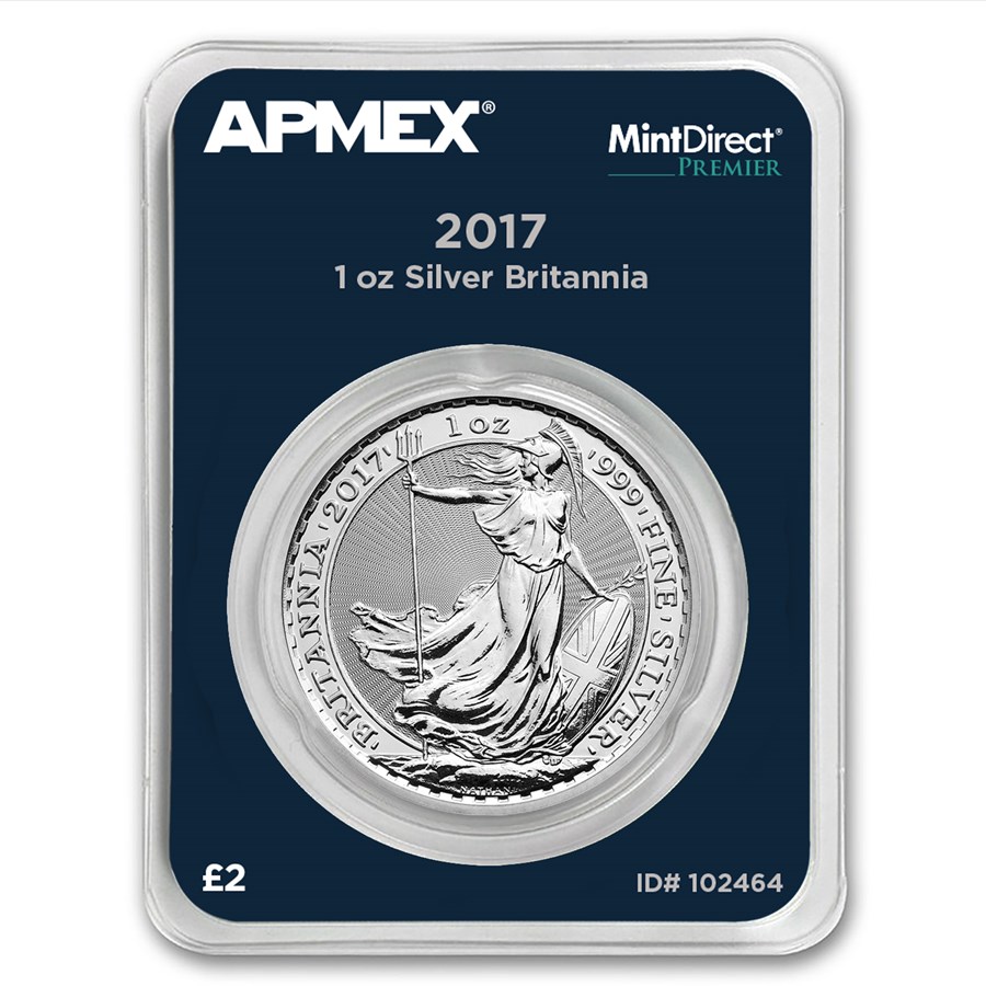 2017 Great Britain 1 oz Silver Britannia (MintDirect® Premier)