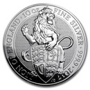 2017 Great Britain 10 oz Silver Queen's Beasts The Lion