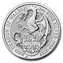 2017 Great Britain 2 oz Silver Queen's Beasts The Dragon