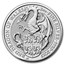 2017 Great Britain 2 oz Silver Queen's Beasts The Dragon