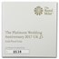 2017 Great Britain £5 Prf Gold Platinum Wedding Anniversary