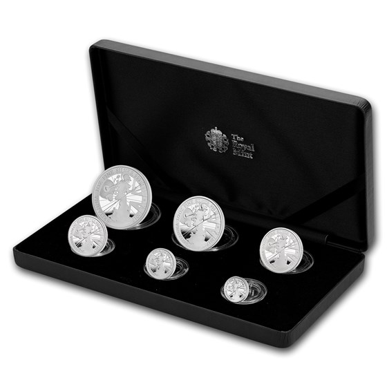 2017 Great Britain 6-Coin Silver Britannia Proof Set 2017 Great Britain 6-Coin Silver Britannia Proof Set