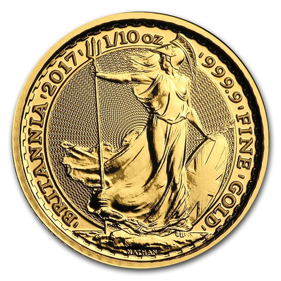 2017 Great Britain Gold 1/10 oz Britannia BU 2017 Great Britain Gold 1/10 oz Britannia BU