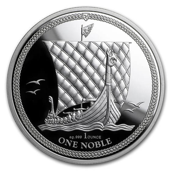 2017 Isle of Man 1 oz Silver Noble Proof 2017 Isle of Man 1 oz Silver Noble Proof