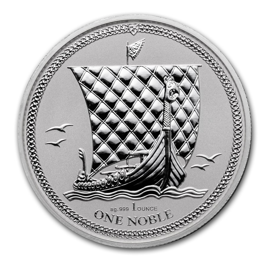 Buy 2017 Isle of Man 1 oz Silver Noble Reverse Proof | APMEX