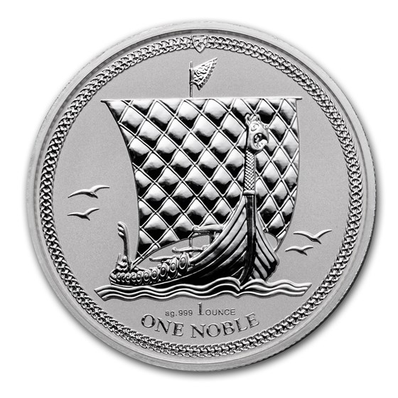 2017 Isle of Man 1 oz Silver Noble Reverse Proof 2017 Isle of Man 1 oz Silver Noble Reverse Proof
