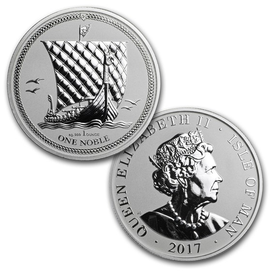 Buy 2017 Isle of Man 2-Coin Silver Noble Proof/Reverse Proof Set | APMEX