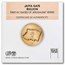 2017 Israel 1 oz Gold - Gates of Jerusalem (Jaffa Gate)