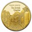 2017 Israel 1 oz Gold - Views of Jerusalem (Jewish Quarter)