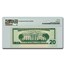 2017 (L-San Fran) $20 FRN CU-66 EPQ PMG (Fr#7001-E) Cutting Error