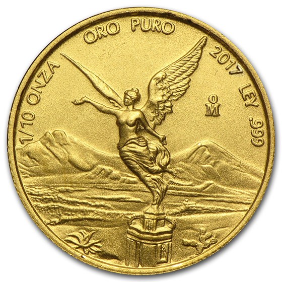2017 Mexico 1/10 oz Gold Libertad BU
