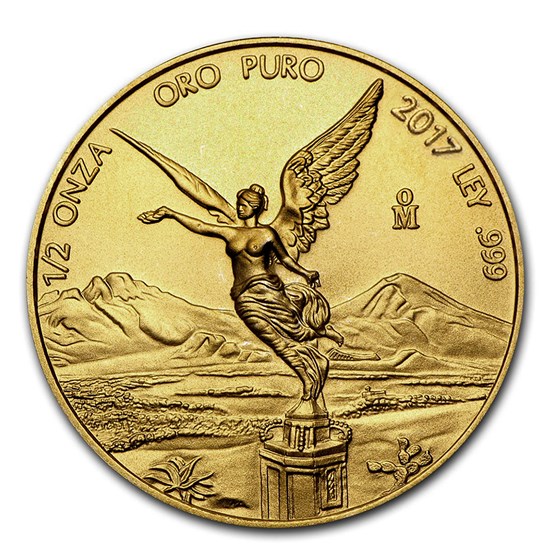 2017 Mexico 1/2 oz Gold Libertad BU