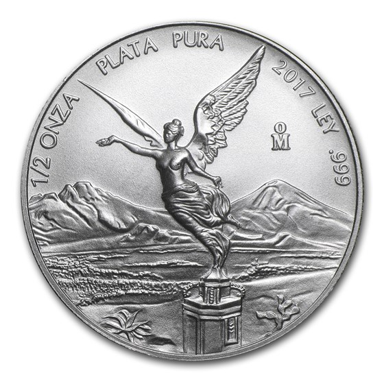 2017 Mexico 1/2 oz Silver Libertad BU