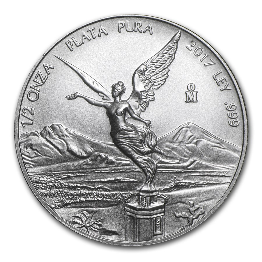 2017 Mexico 1/2 oz Silver Libertad BU