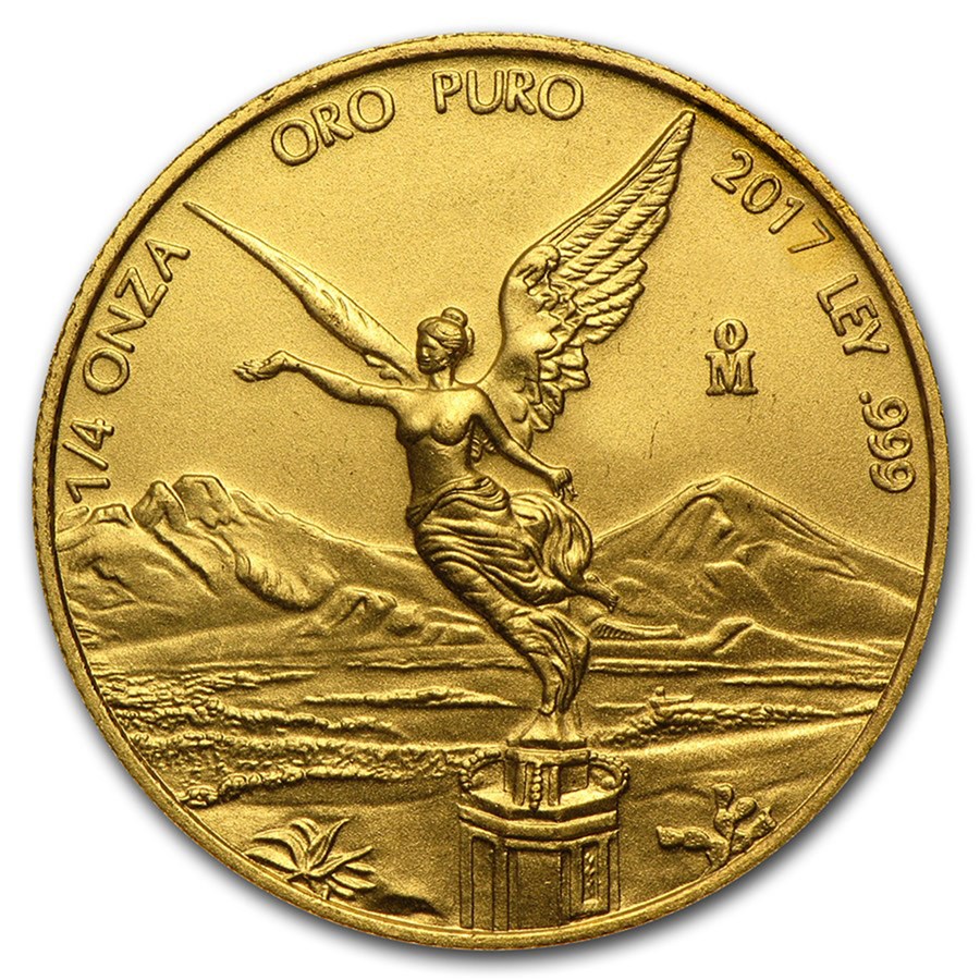 2017 Mexico 1/4 oz Gold Libertad BU