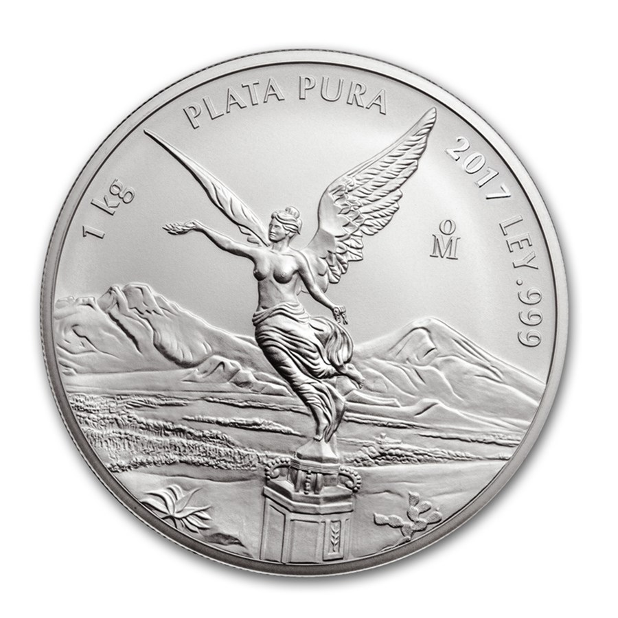 2017 Mexico 1 kilo Silver Libertad BU (In Capsule)
