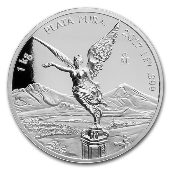 2017 Mexico 1 kilo Silver Libertad High Relief Proof Like 2017 Mexico 1 kilo Silver Libertad High Relief Proof Like