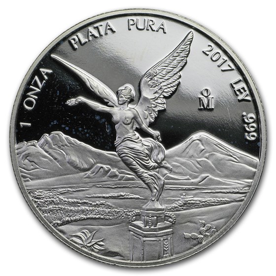 2017 Mexico 1 oz Silver Libertad Proof (Spotted) 2017 Mexico 1 oz Silver Libertad Proof (Spotted)
