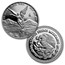 2017 Mexico 5-Coin Silver Libertad Proof Set (1.9 oz, Wood Box)