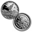 2017 Mexico 5-Coin Silver Libertad Proof Set (1.9 oz, Wood Box)