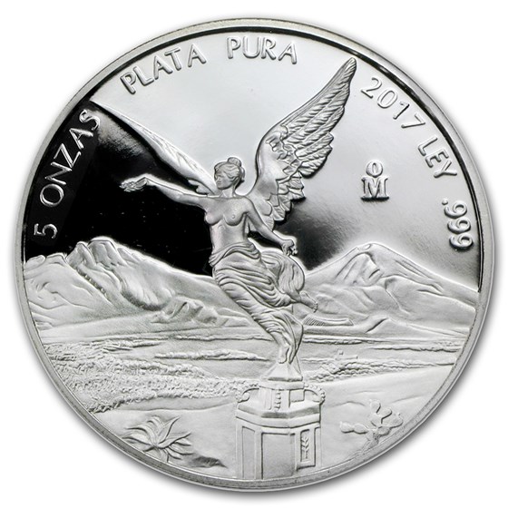 2017 Mexico 5 oz Silver Libertad Proof (In Capsule) 2017 Mexico 5 oz Silver Libertad Proof (In Capsule)